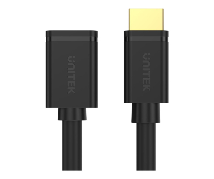 Kabel i złączka UNITEK Przedłużacz HDMI (M) - HDMI 2.0 (F) 3m Y-C166K